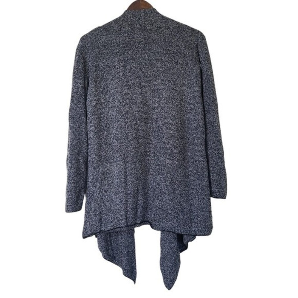 Barefoot Dreams Bamboo Chic Women Black L/XL Open Long Sleeve Cardigan Sweater - Picture 5 of 12